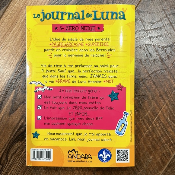 Le journal de Luna. French language. - Picture 2 of 3